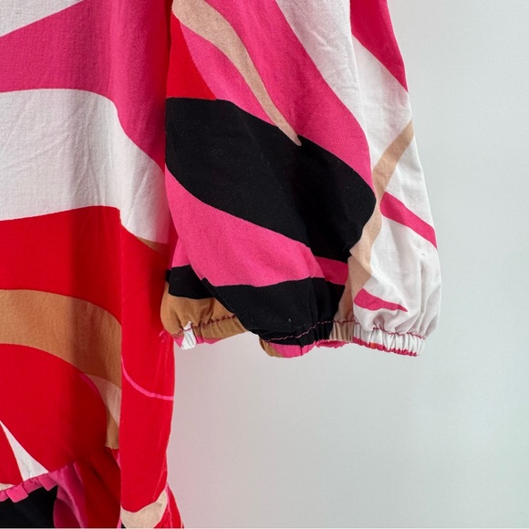 Scarpa Pink tropical beachy dress size S - Picture 4 of 8